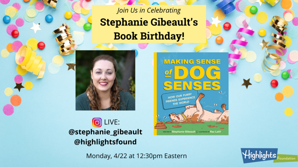 Stephanie Gibeault Book Birthday (Twitter Post)